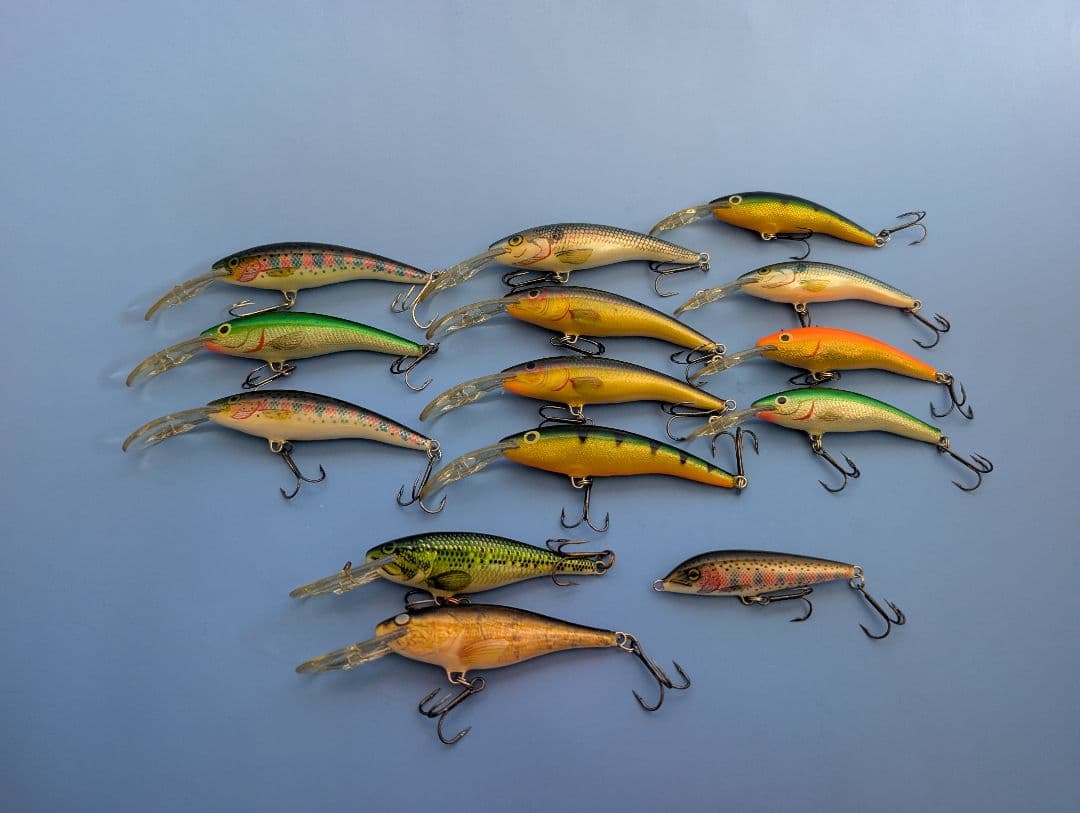 ラパラ　 ルアー14点セット　シャッドラップ　テールダンサー　中古良品