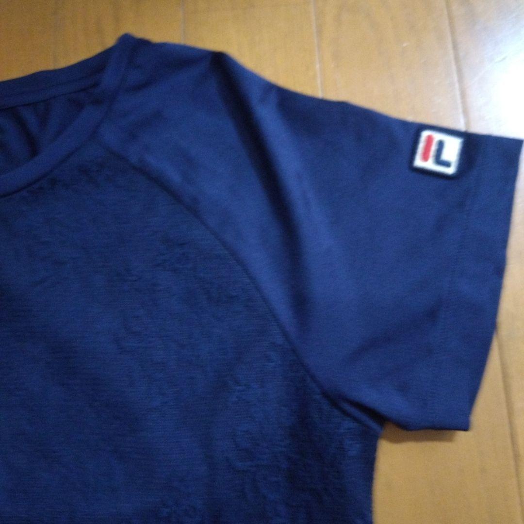 FILA ネイビー レーススカート付きトップス Mサイズ