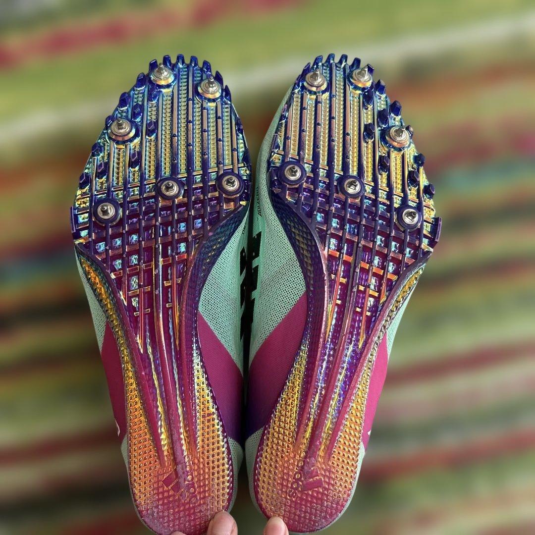 adidas ADIZERO FINESSEスパイク専用バッグ付き26.5
