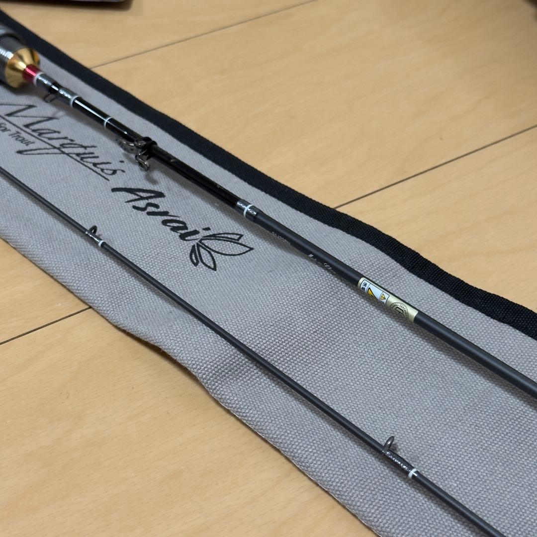 アブガルシア トラウティンマーキス Asrai49UL 渓流 ケース2点