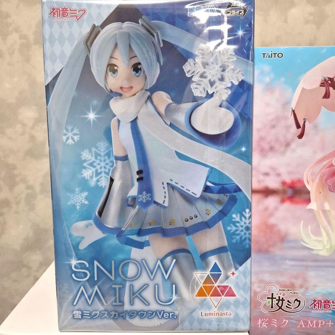 初音ミク 桜ミク 雪ミク フィギュア5点セット 未開封