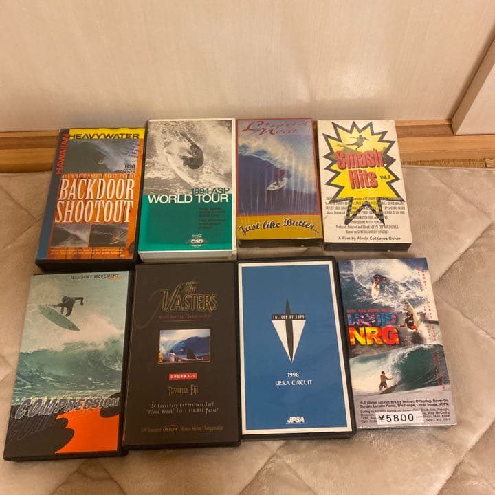 サーフィンビデオテープ（VHS）8本セット