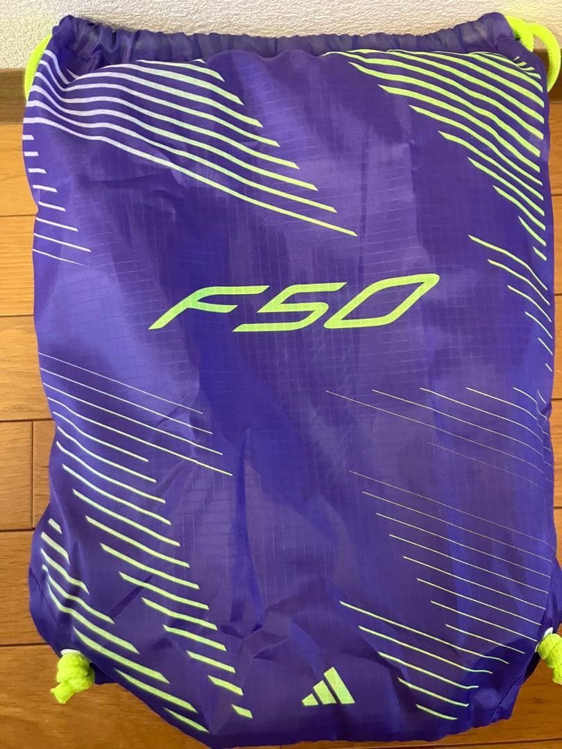 adidas F50 サッカーシューズ 紫/緑