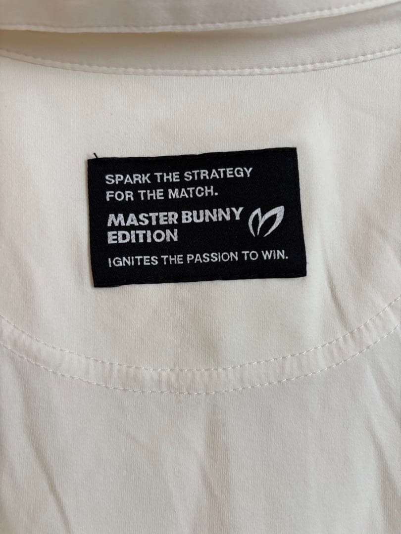 MASTER BUNNY EDITION レディースポロシャツ ホワイト