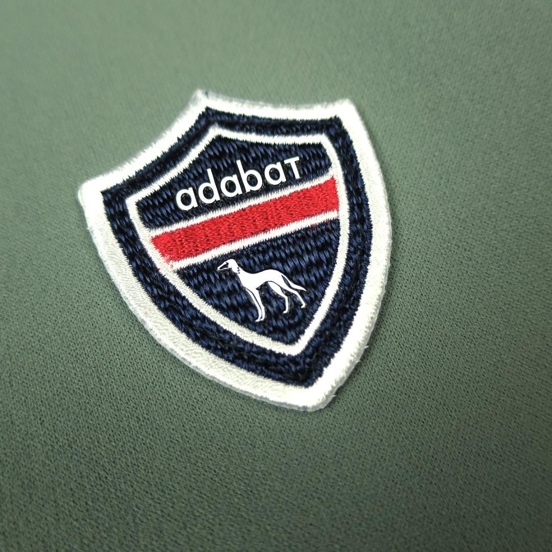 adabat 日本製 せとはるコラボ ハーフジッププルオーバー カーキ S