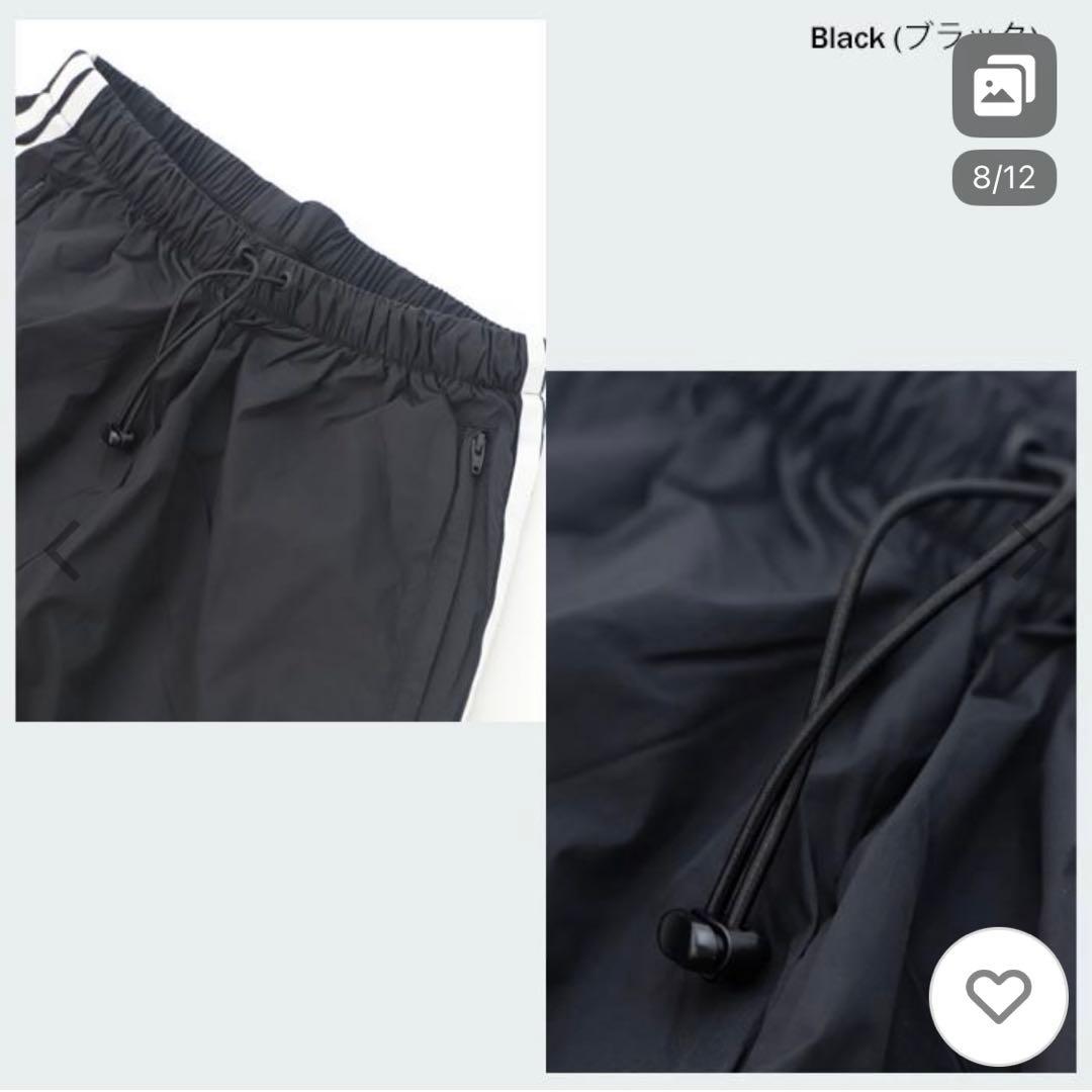 adidas アディダス パラシュートパンツブラック S