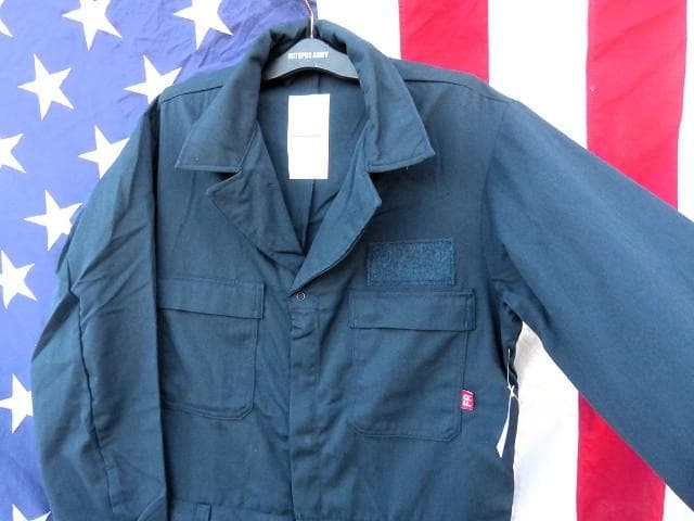 米軍実物　NAVY　ユティリティカバーオール 44L　FR　難燃 つなぎ 160