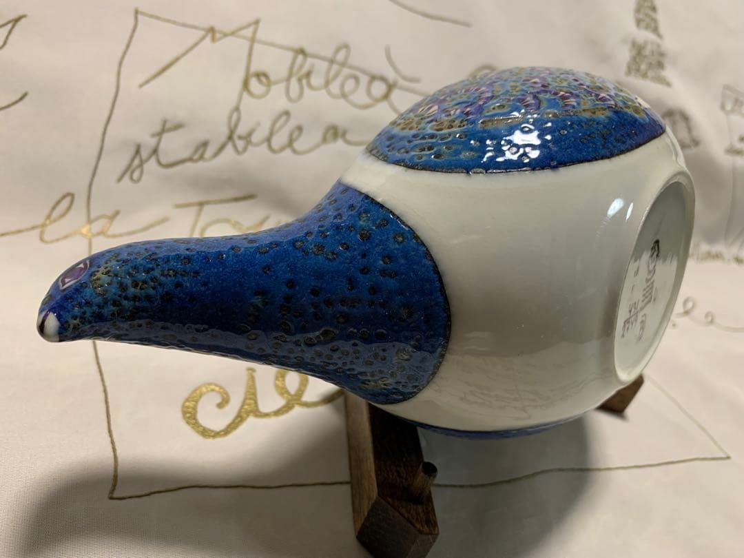 ロイヤルコペンハーゲン　ビンテージのテネラ・鳥型の縦長ボール！素敵過ぎます！