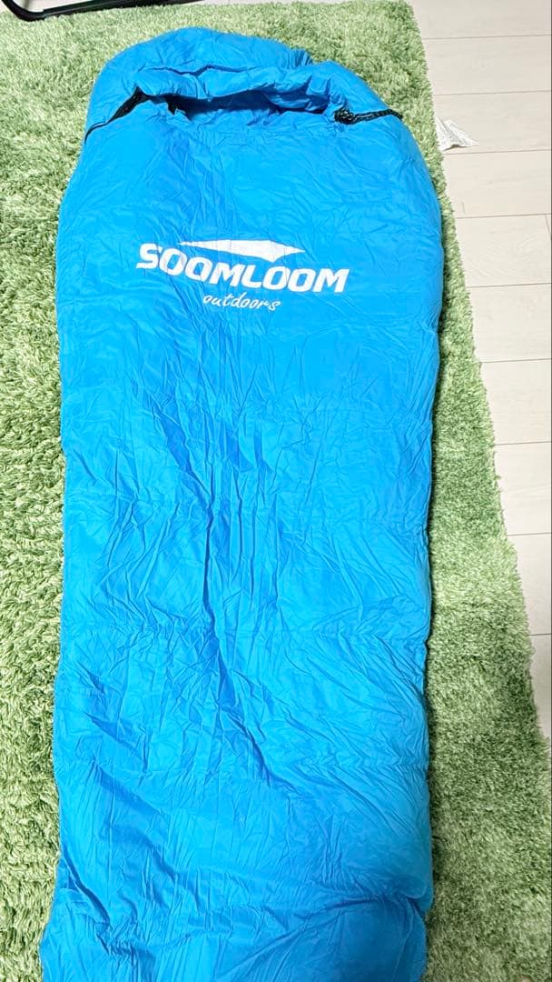 Soomloom 寝袋 マミー型 シュラフ ダウンシュラフ 1200g