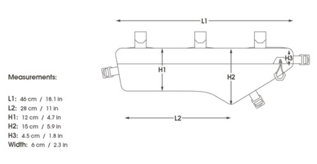 APIDURA フレームバッグ 4.5ℓ