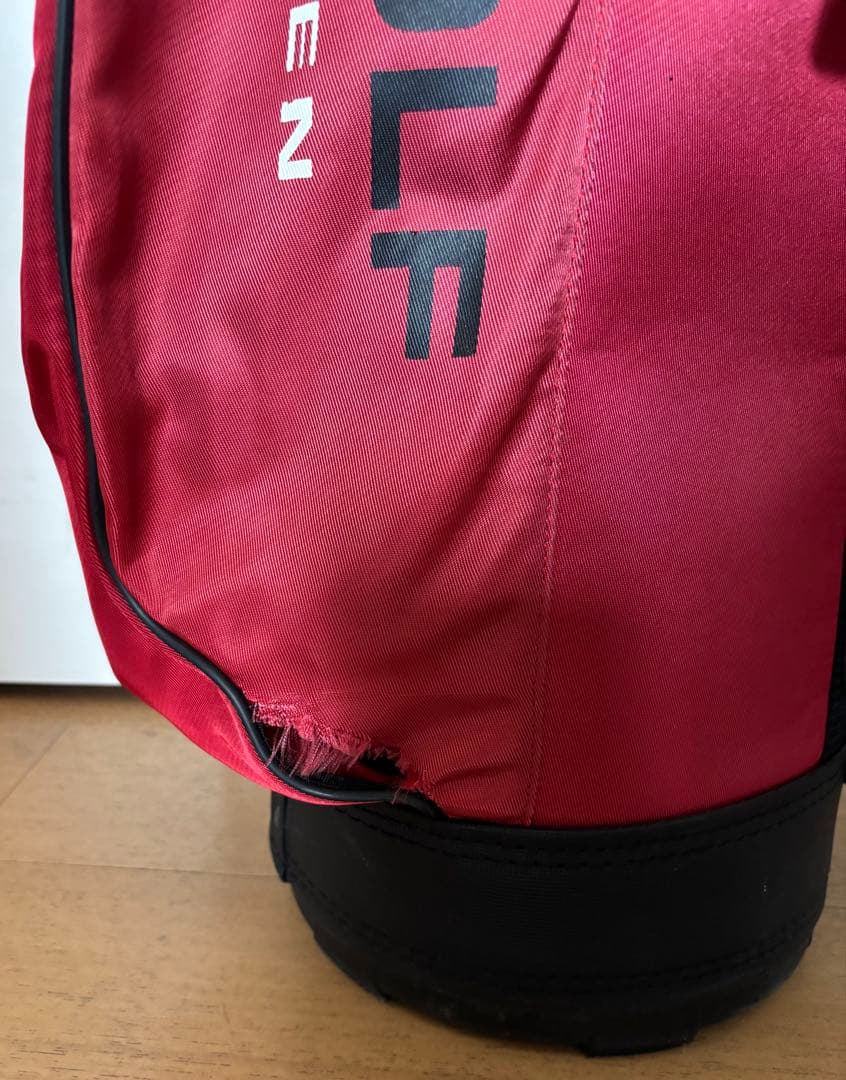 お値下げ☆POLO GOLF キャディバッグ 赤　レディース