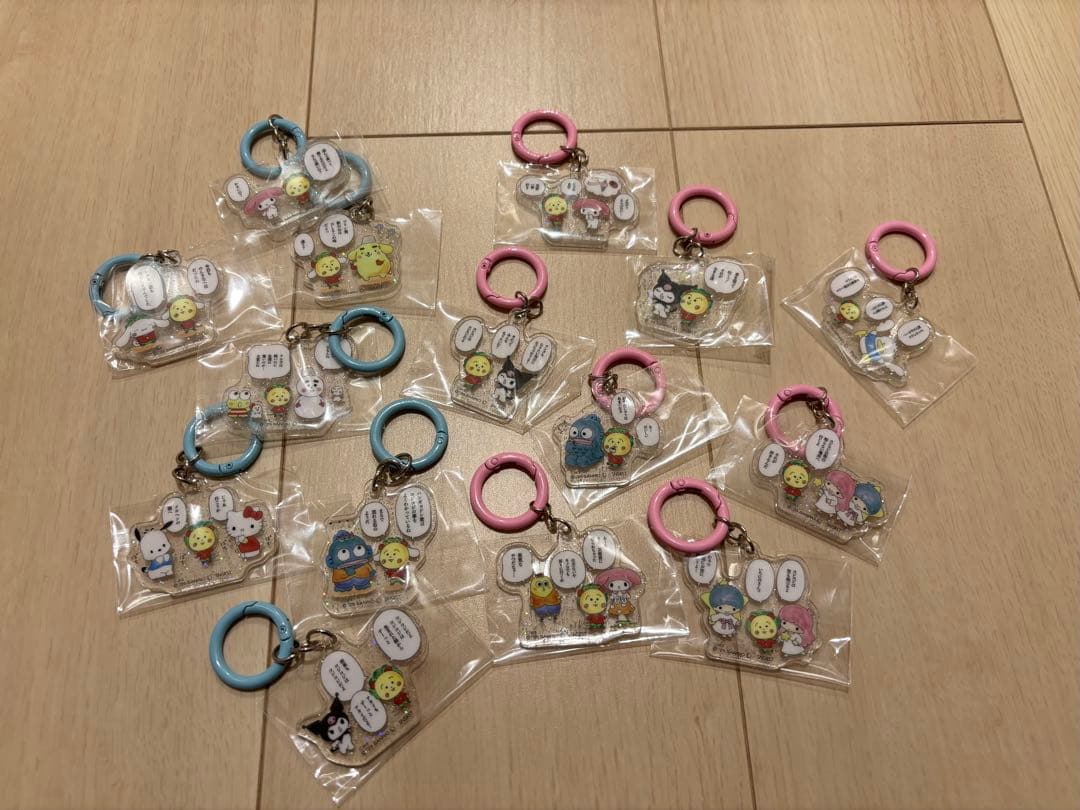 コジコジ×サンリオアクリルチャーム15個