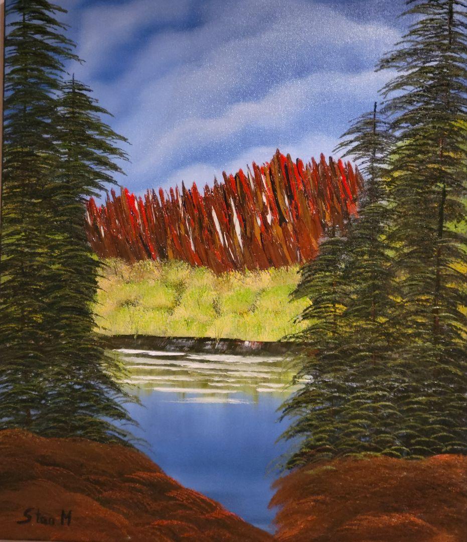 絵画 Red Mountain