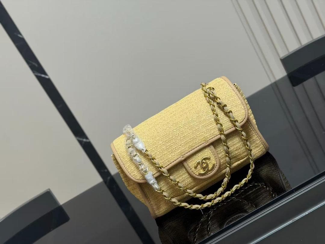 VIP顧客限定 非売品 黄色 ツイード ショルダーバッグ~~~
