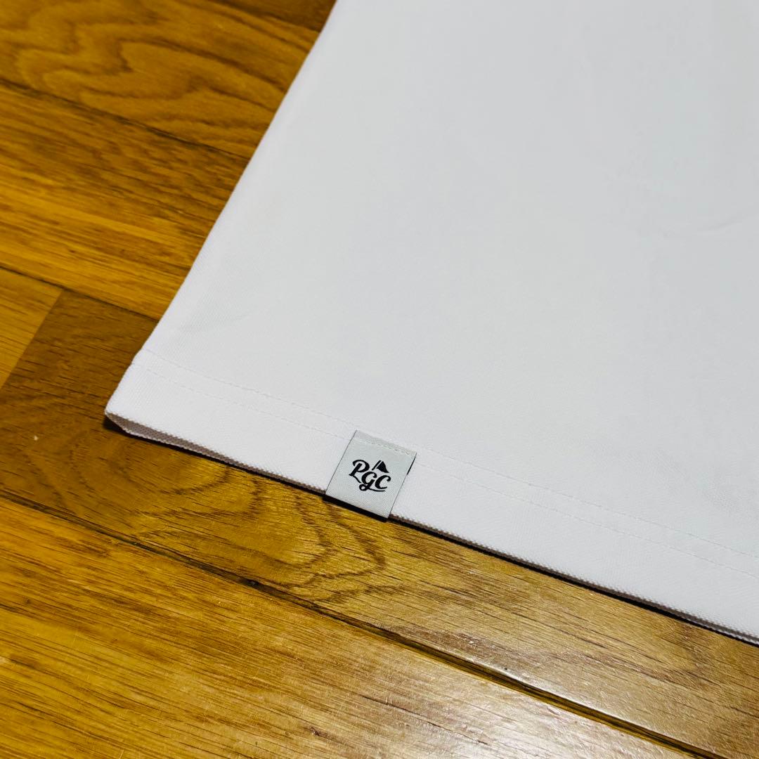 【美品】PACIFIC GOLF CLUB ポロシャツ ホワイト　Mサイズ