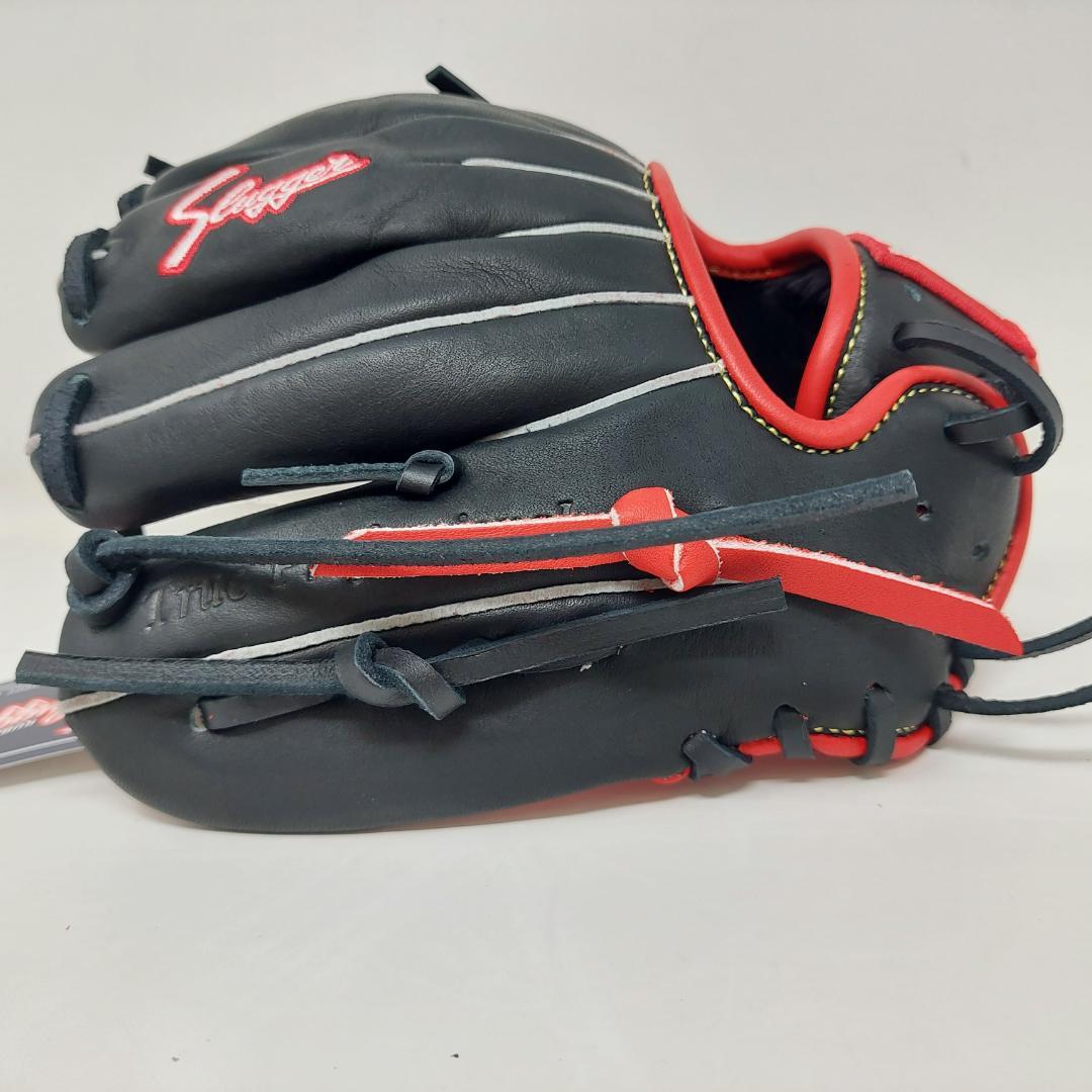 久保田スラッガー 少年軟式グローブ LT25-GJ8 J7型 レッド×ブラック