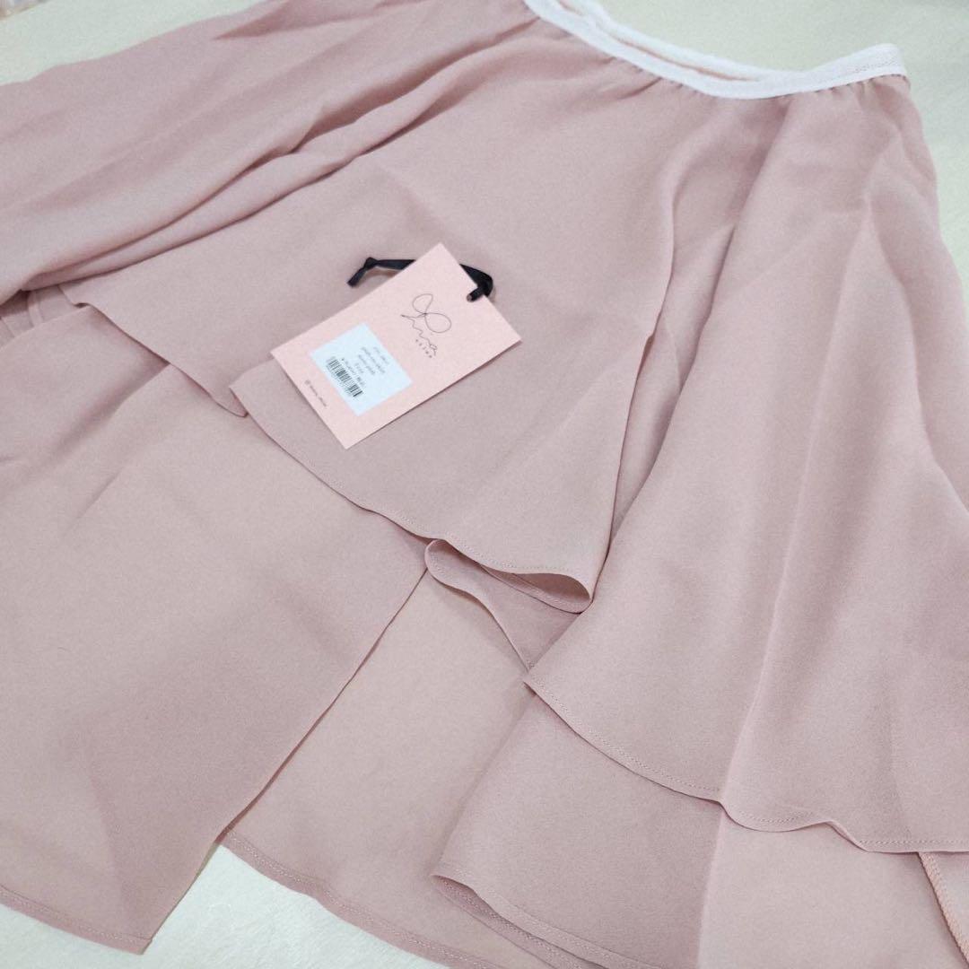 新品未使用　stina pull-on skirt ダスティピンク Free