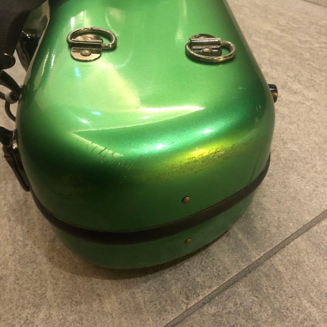 シャイニーケース　アルトサックス　グリーン