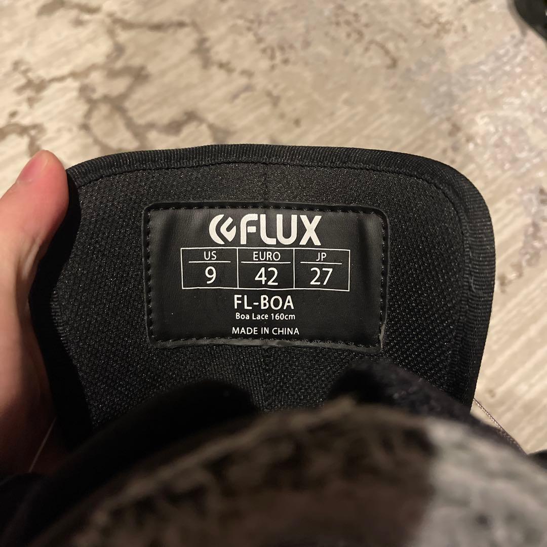 【美品】FLUX FL-BOA ブラック 27cm 使用2〜3回