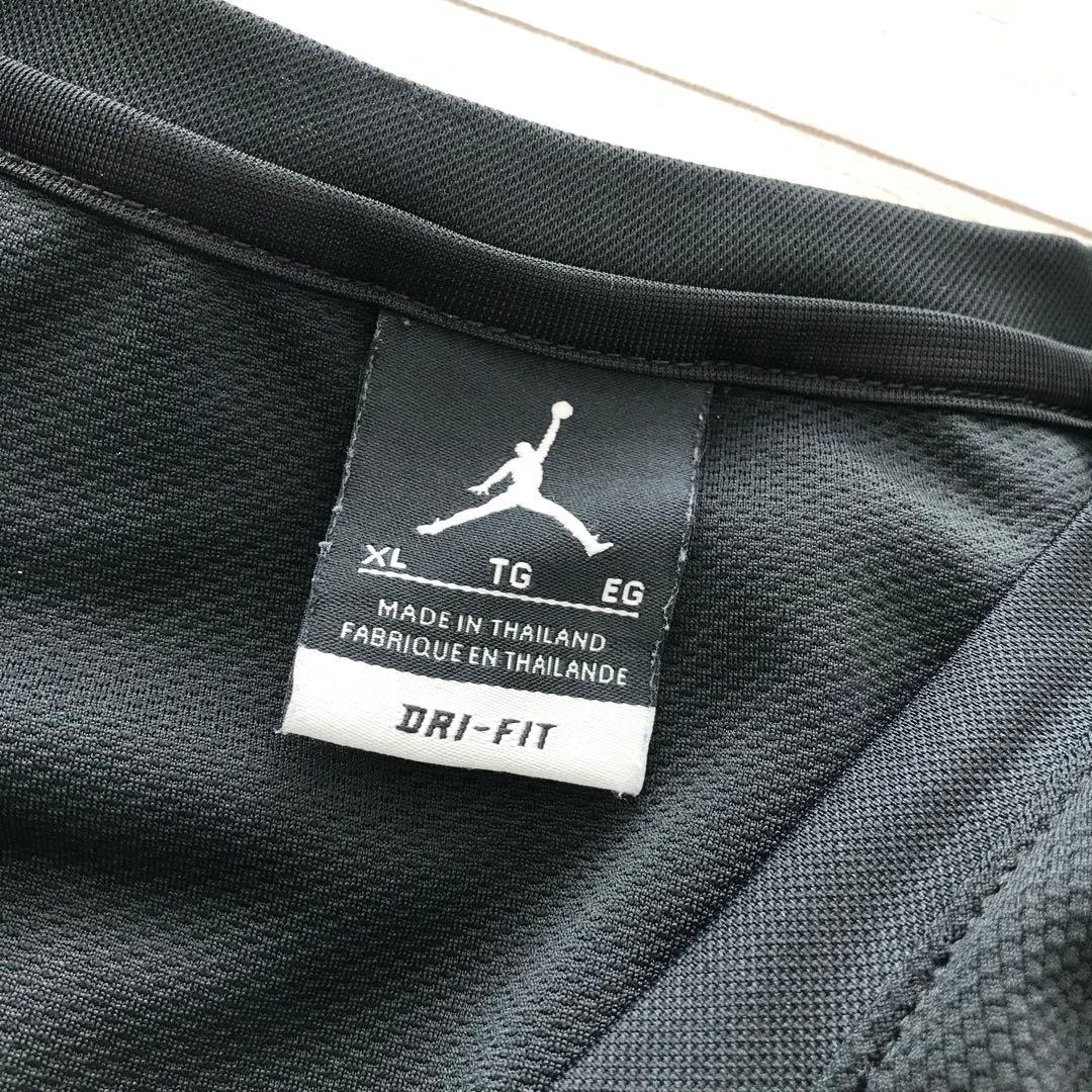 00ｓ ＮＩＫＥ ＡＩＲ ＪＯＲＤＡＮ ゲームシャツ ヴィンテージ 黒白 ＸＬ