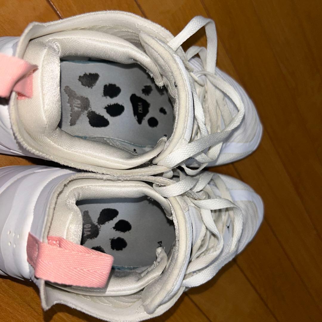 Jordan バスケットボールシューズ ホワイト/ピンクルカ1