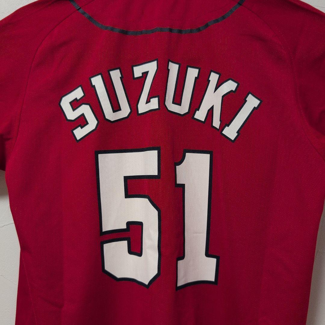 【新品】サイン入り鈴木誠也　広島東洋カープ 応援ユニフォーム＃ 51 ＃1　S