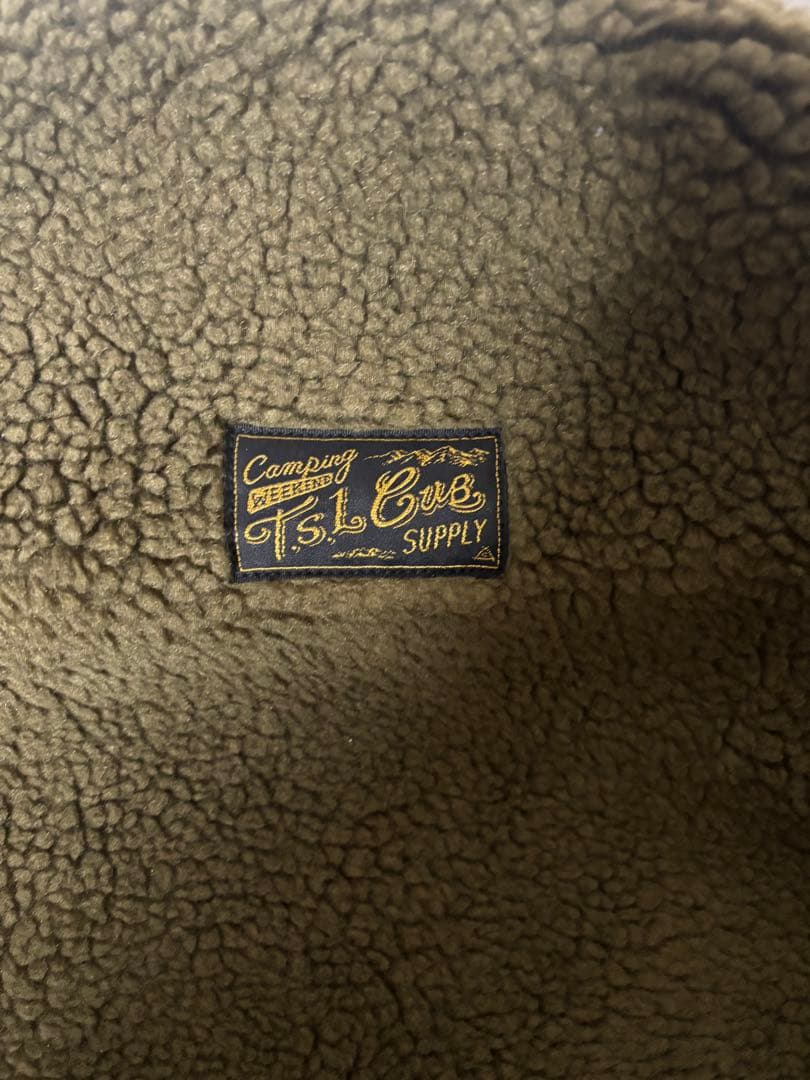 T.S.L CUB Helinox chair cover ボア カーキオリーブ