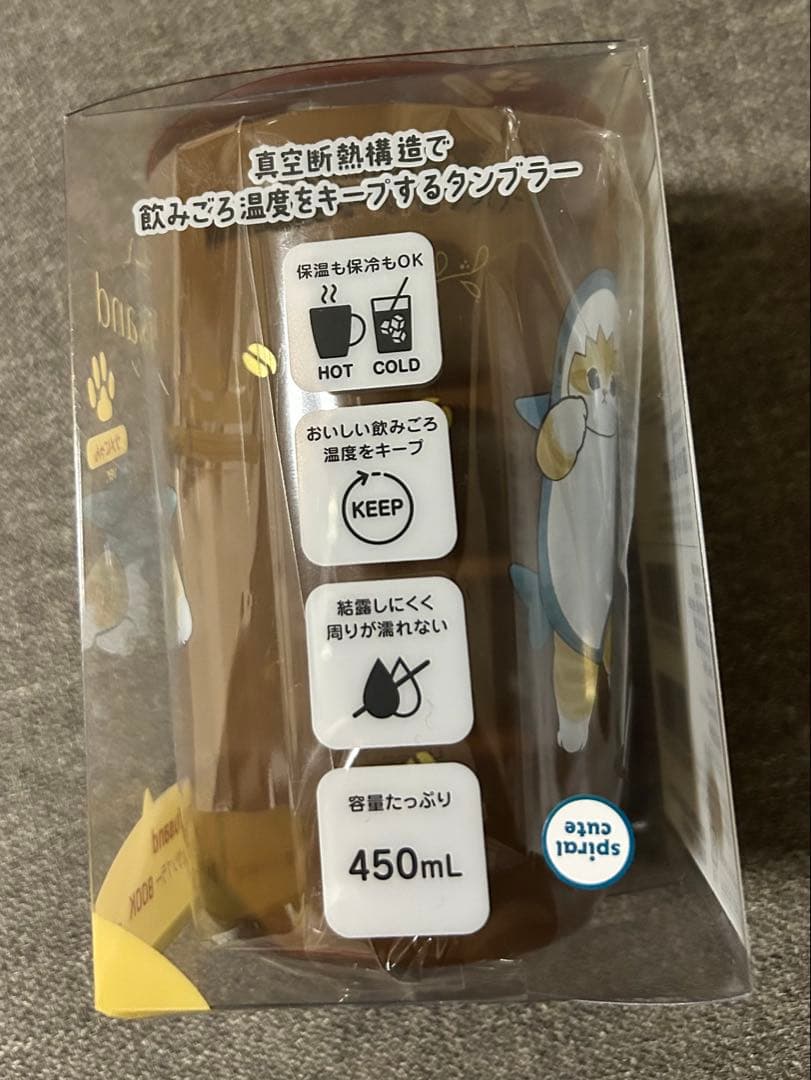 真空断熱　カフェタンブラー サメにゃん　スイーツにゃん ver. モフサンド