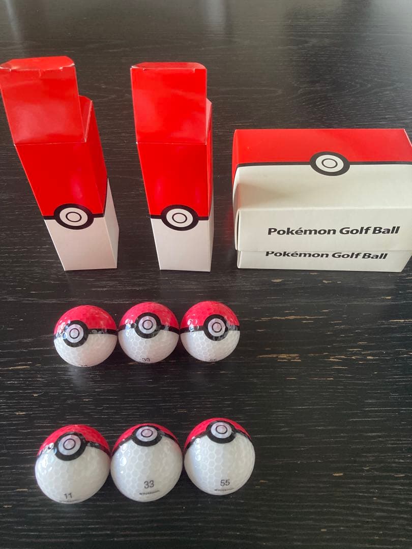 ポケモン ゴルフボール 6個セット