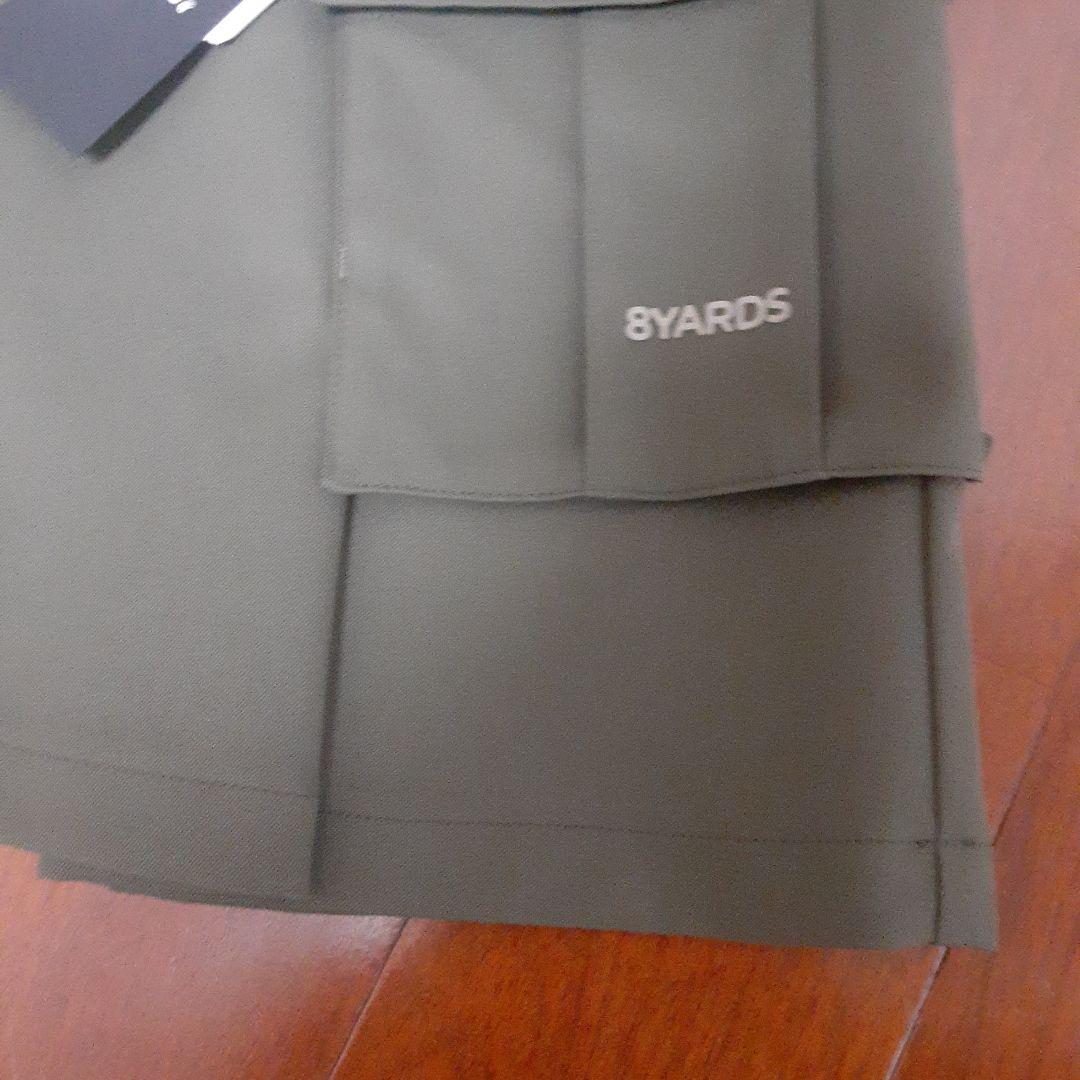 新品8YARDS レディース ゴルフスカート 　オリーブグリーンM