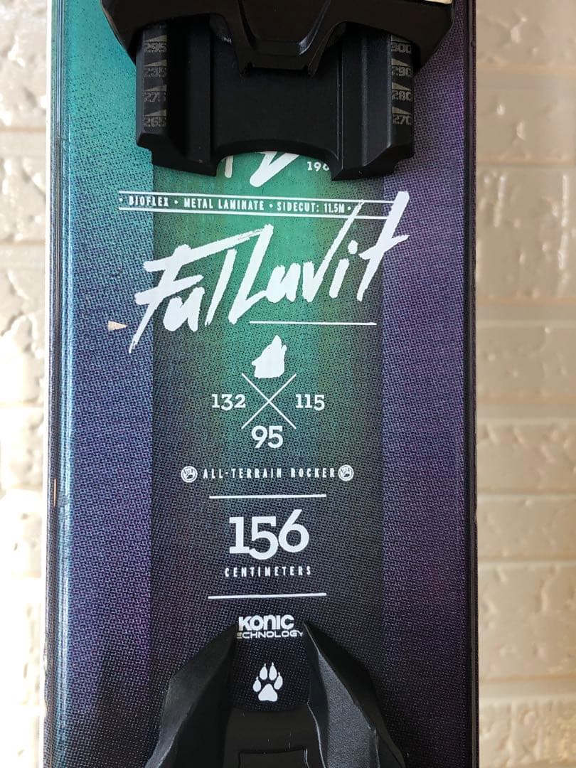 【K2 】Fat FREERIDE Luvit 95 スキー　156