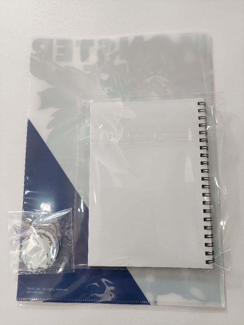 非売品あり　モンストグッズ　キーホルダーノート　クリアファイル ウエハウスカード