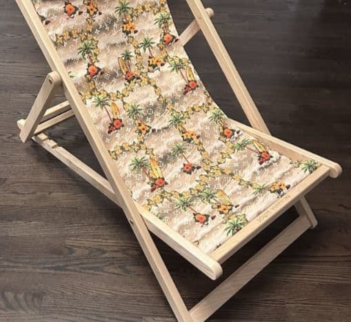 二脚セットLouis Vuitton サーフボードモノグラムビーチチェア