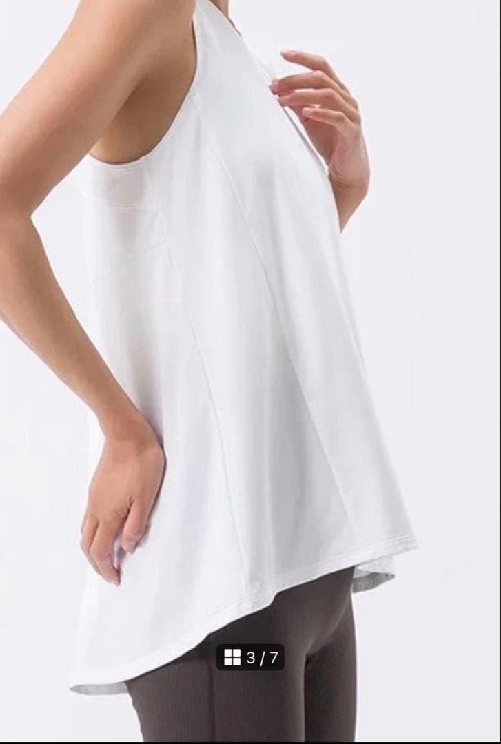 【SUKALA】バックツイストセパレートタンクトップ(タンクトップのみ)LL新品