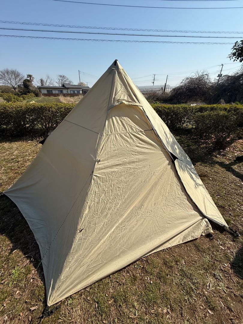 DODワンポールテントM 5人用 収納コンパクト&かんたん設営