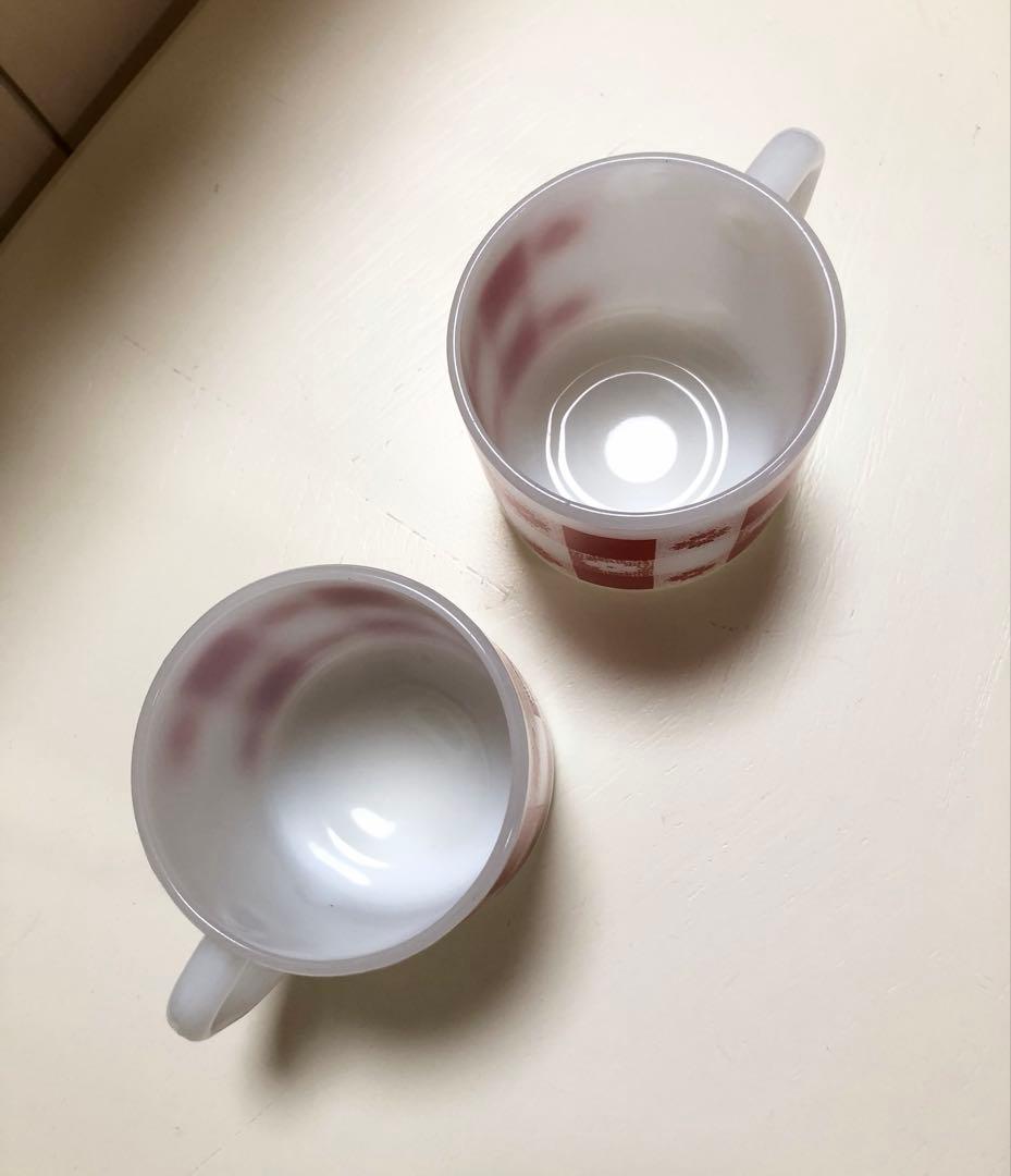 最終お値下げ価格☆ヴィンテージ☆フェデラル ・ビストロチェック6セット