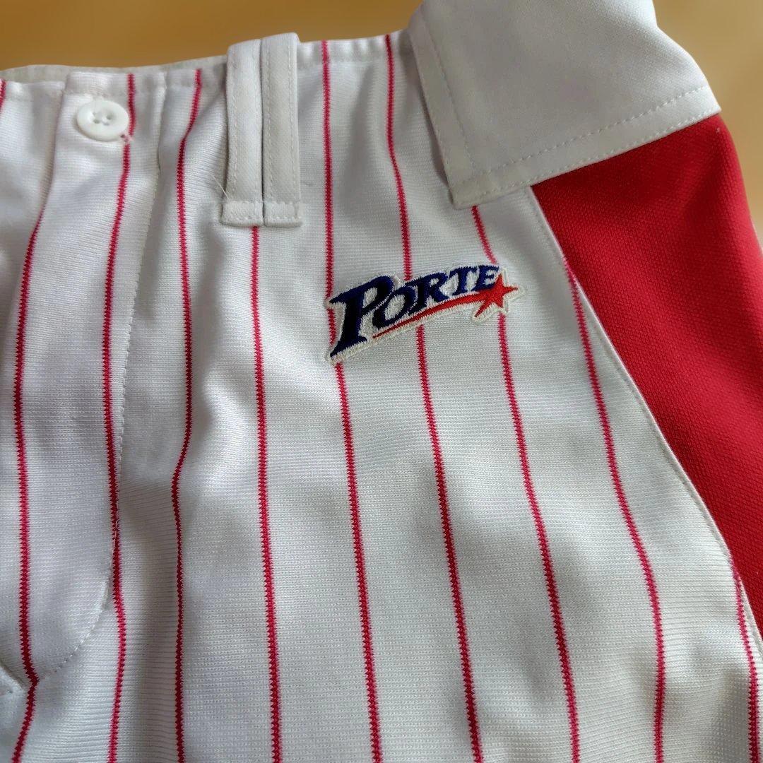 4点セット　ポルテ　レッド ユニフォーム 160 野球