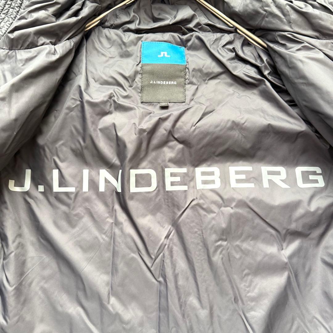 J.LINDEBERG ゴルフ 中綿ジャケット M ブラック ロゴ
