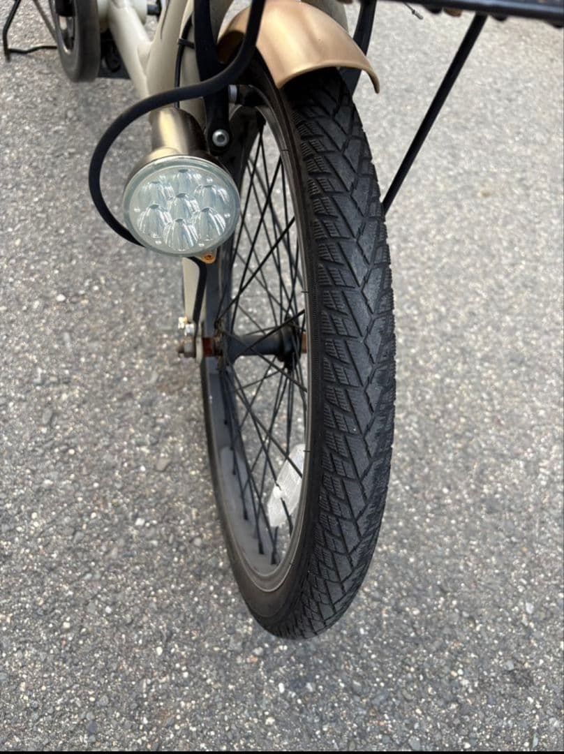 Air bike 電動アシスト自転車 ベージュ