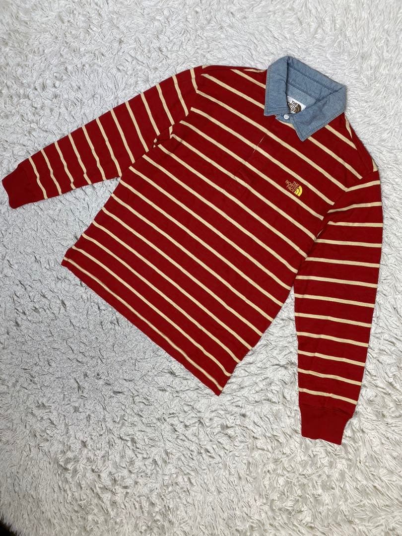 THE NORTH FACE ラガーシャツ XL ボーダー