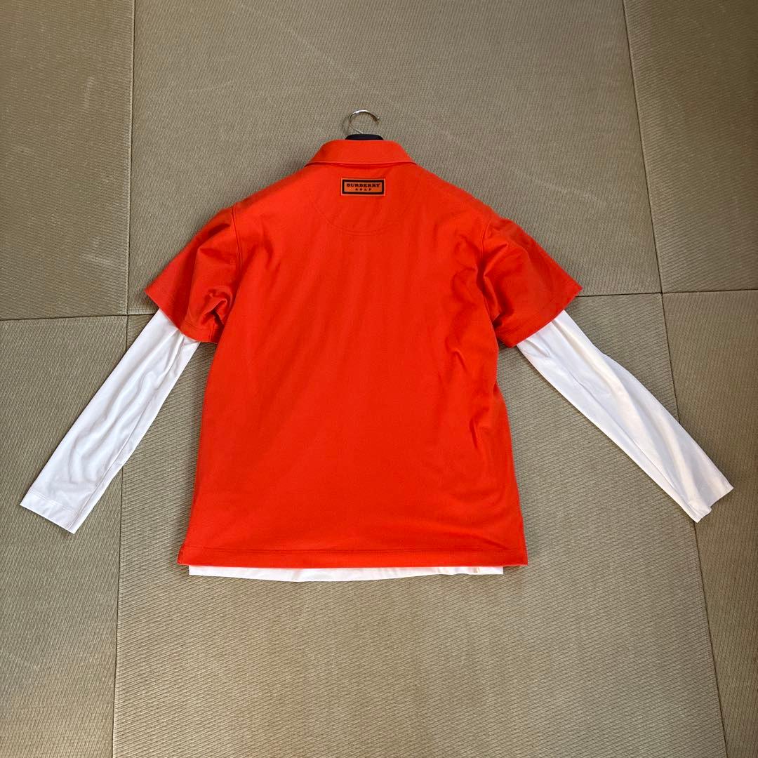 【最終値下げ】BURBERRY GOLF オレンジ ポロシャツとインナーのセット