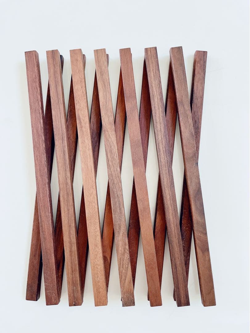 サイドバイサイド　スコープ　トリベッド　鍋敷き　ウォルナット　Lサイズ