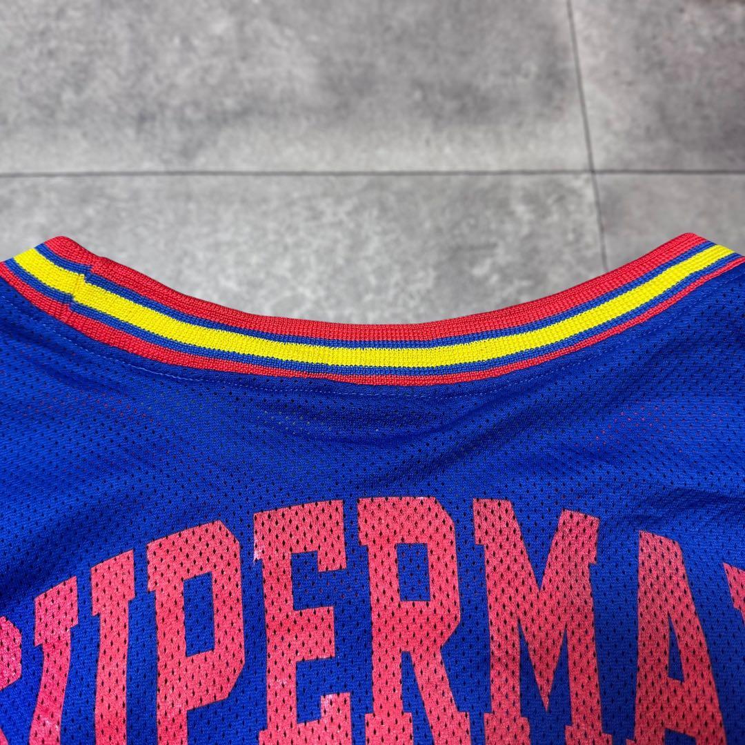 Superman バスケットボールシャツ XL タンクトップ メッシュタンク