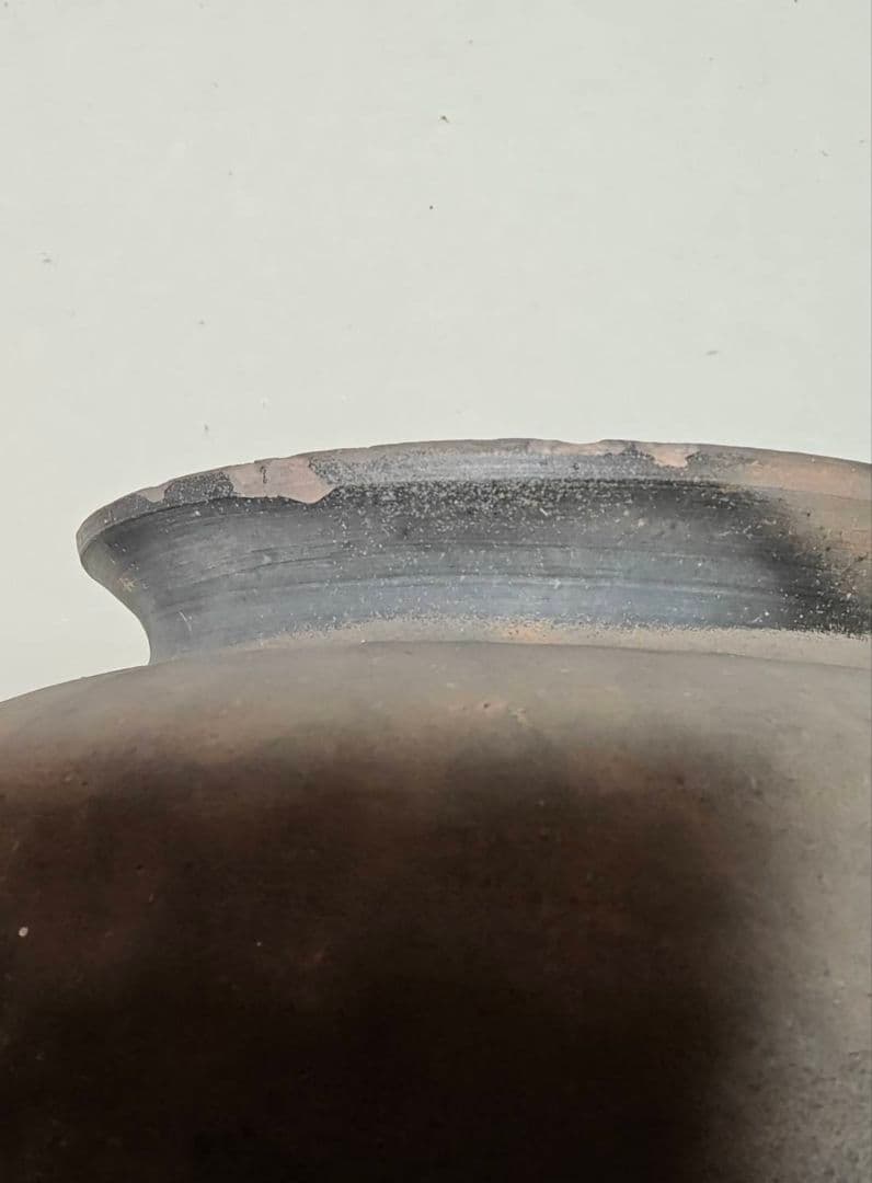 須恵器大壺　奈良〜平安時代　考古発掘品　古美術　花呼ぶ器　資料館級