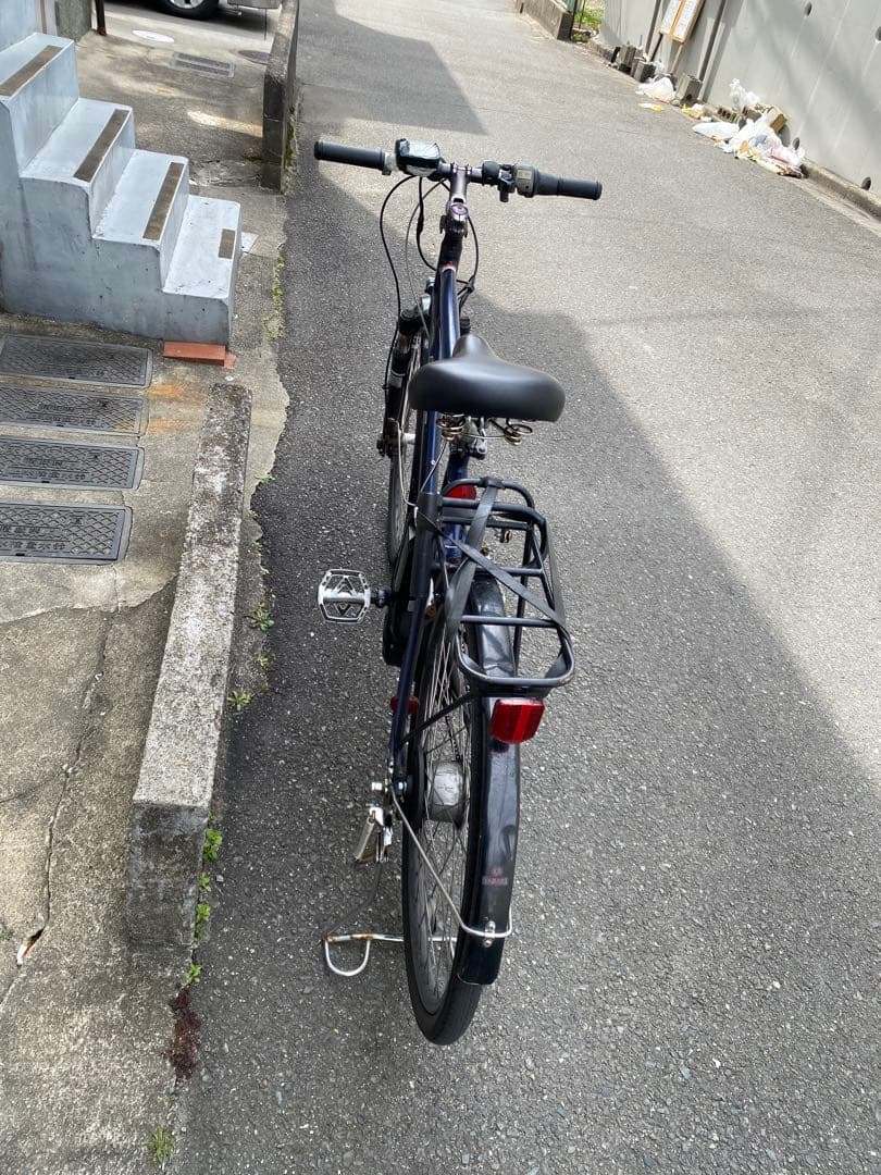 電動アシスト自転車 ネイビー 26インチ