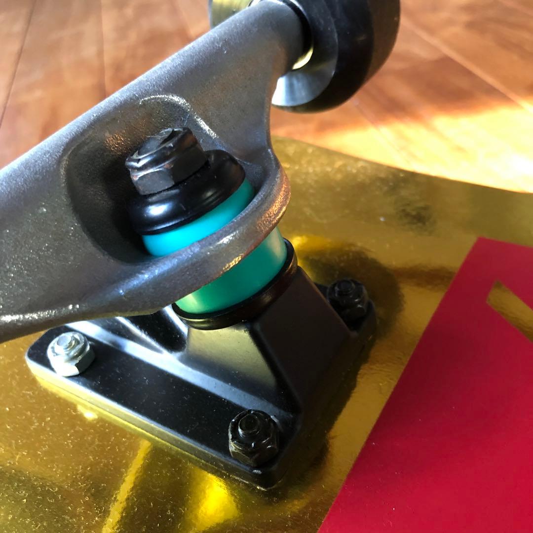 値下❤️YEA SKATE FOR LIFEスケートボードコンプリートゴールド