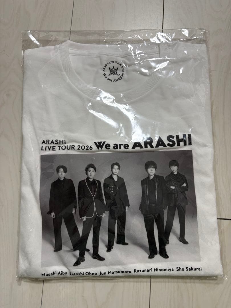 【新品未開封】嵐 We are ARASHI 2026 グッズ Tシャツ