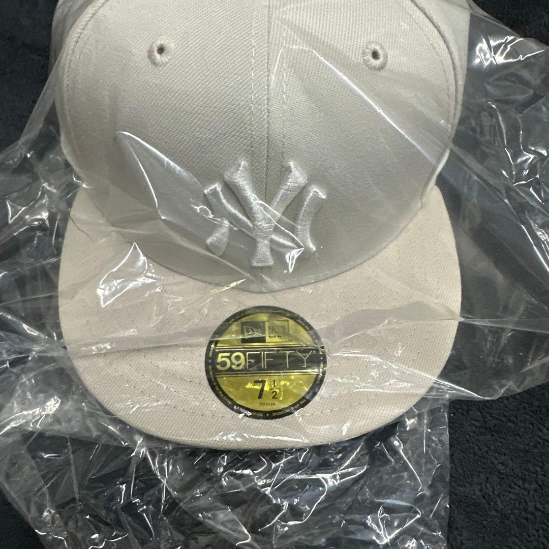 New Era ニューヨーク・ヤンキースキャップ 7 1/2 ベージュ