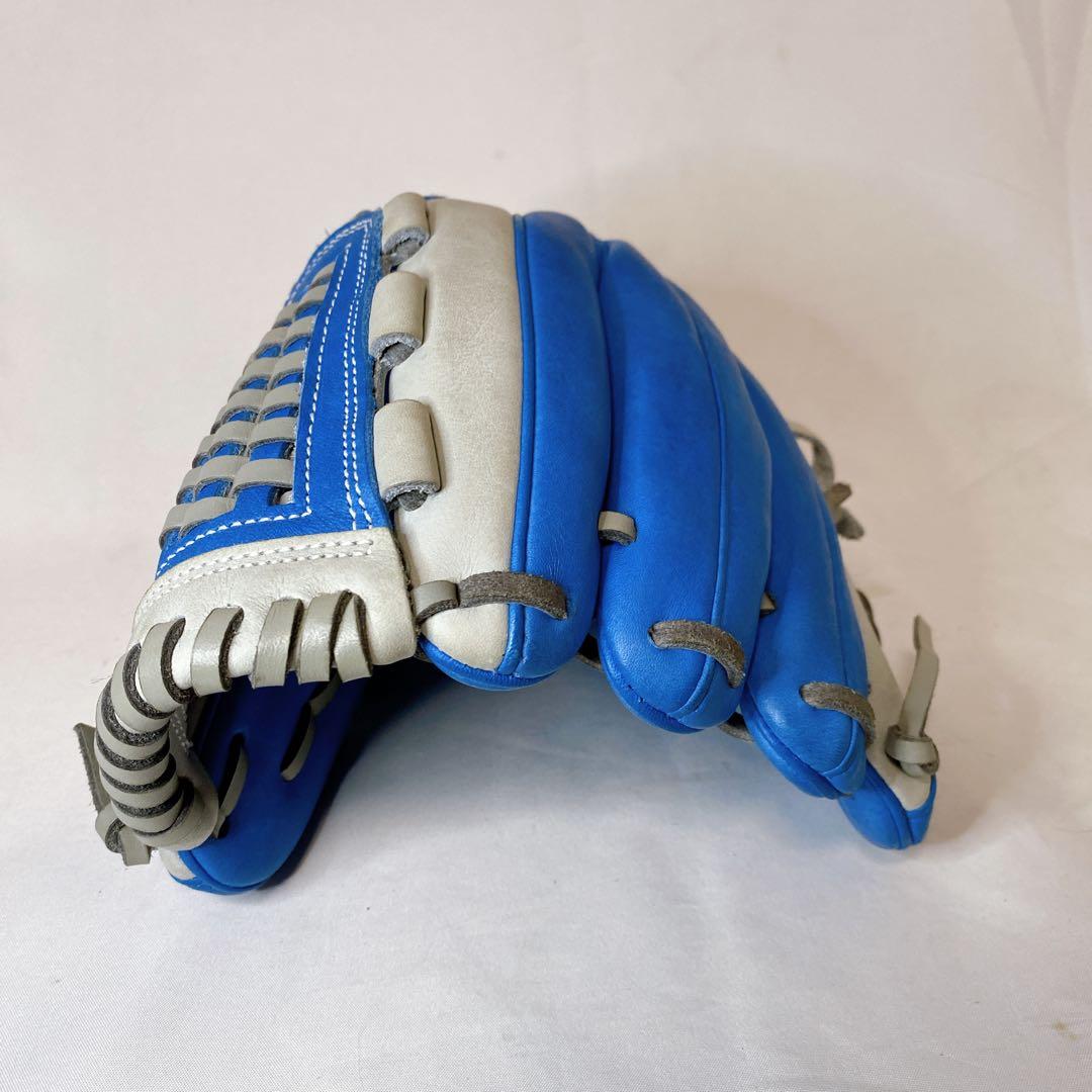 美品　レア　ローリングス　今岡誠モデル　一般軟式用　内野手用グローブ　ブルー　青