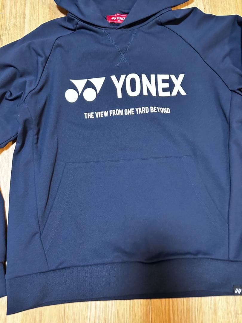 【超美品】ヨネックス YONEX フード付きMサイズ ネイビー